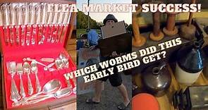 How Early should you get to The Armada Flea Market? Michigan Antiques and Yard Sales