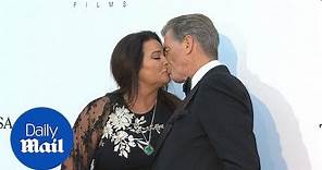 Pierce Brosnan locks lips with wife Keely Shaye Smith in Cannes - Daily Mail