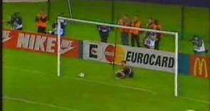 Final Recopa Europa 1995 Zaragoza Arsenal 2 1 gol de Nayim sonido SER
