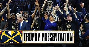 Denver Nuggets Larry O’Brien NBA Championship Trophy Presentation 🏆