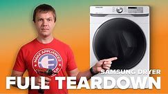 Samsung Dryer Disassembly – Model # DVE45R6100W/A3