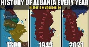 History of Albania every year
