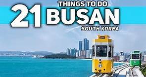 Best Things To Do in Busan South Korea 2024 4K