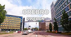 Orebro, Sweden - Driving Tour 4K