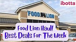 Food Lion Haul! Best Deals For The Week! No Coupons Needed! 11/10