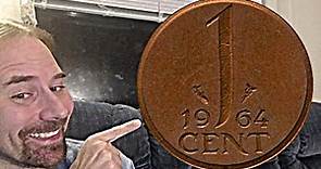 Netherlands 1 Cent 1964 coin