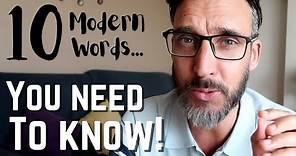 10 ESSENTIAL MODERN WORDS YOU NEED TO KNOW! C1 & C2 English Vocabulary.