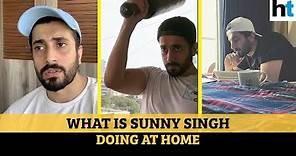 How actor Sunny Singh is working on his next films from home