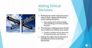 5 Basic Ethical Principles and Steps to Ethical Decision Making