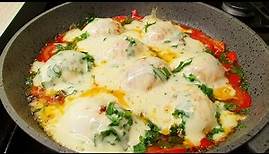 Frühstück in 5 Minuten! Ein schnelles und leckeres Frühstücksrezept. Nur Eier und Gemüse #57
