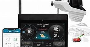 AcuRite Professional Home Weather Station with WiFi Display, Lightning Detection, Temperature, Humidity, Rain Gauge, Wind Speed/Direction Sensors