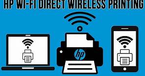 How to Enable HP Wi-Fi Direct Printing and Find your Wireless Printer Name and Password