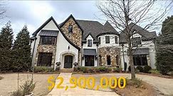 $2,900,000 Lake House 6Bed 8Bath | Birmingham Homes for Sale | Home Tours