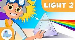 LIGHT: REFLECTION AND REFLACTION 💡 Science for Kids ⚡ Part 2 🌈