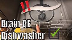 How To Drain Your GE Dishwasher