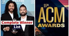 ACM Awards 2020: Complete winners list