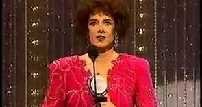 Stockard Channing wins 1985 Tony Award for Best Actress in a Play