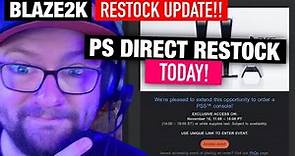 PS DIRECT PS5 RESTOCK EVENT TODAY! HAVE YOU BEEN INVITED? - Playstation 5 Restock Drop News Update