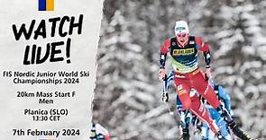 LIVE: FIS Nordic Junior World Ski Championships 2024 - 20KM Mass Start F Men