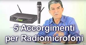Problemi con il tuo Radiomicrofono? 5 accorgimenti utili da conoscere un tutorial di 4 minuti #uhf