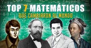 Top 7 MEJORES Matemáticos de la Historia (LEGENDARIOS)