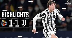 Villarreal 1-1 Juventus | Vlahovic Scores First Champions League Goal | Champions League Highlights