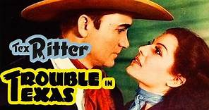 Trouble in Texas (1937) Tex Ritter & Rita Hayworth | Action, Adventure, Musical | Full Movie