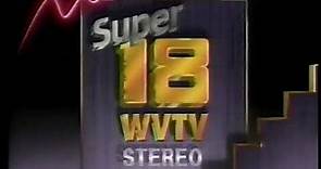 WVTV Super 18 Stereo ident (1989)