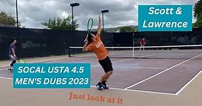 USTA 4.5 Men's Doubles Match #4 (Scott & Lawrence) 2023
