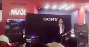 Presentación de nuevos sistemas de audio de Sony y Tiendas Max Distelsa en Guatemala.