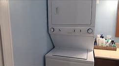 FRIGIDAIRE LAUNDRY CENTER WASHER DRYER COMBO COMBINATION CUSTOMER REVIEW AND CLOSE UP LOOK