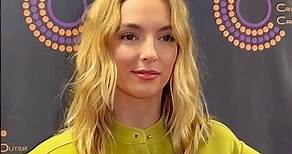 Jodie Comer at the Outer Critics Circle awards (Prima Facie)