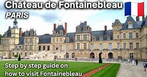🇫🇷 Beautiful French castle Fontainebleau | Day trip from Paris | How to go to Fontainebleau