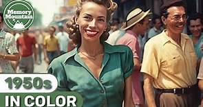 The 1950s in SHOCKINGLY BEAUTIFUL Colorized Photos