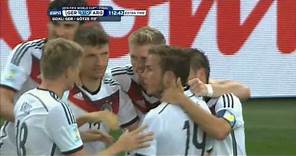 Mario Götze Germany vs Argentina 2014 FIFA World Cup Goal.