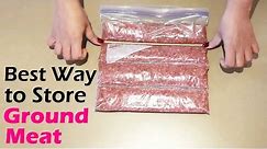How to Store Ground Meat in the Freezer - Best Way!