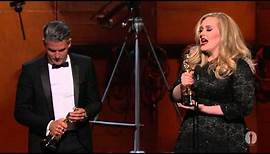 Adele Adkins and Paul Epworth's "Skyfall" Wins Best Original Song | 85th Oscars (2013)