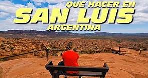 15 LUGARES en SAN LUIS ✅ Que VER y HACER | SAN LUIS ARGENTINA 🇦🇷