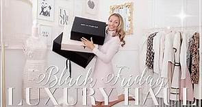 Huge LUXURY Black Friday haul! ✨ Net-a-porter, Farfetch, The Outlet & more!