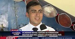 Academia Naval centro de formación militar que mas atrae a jóvenes del país