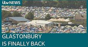 Glastonbury Festival returns after three year wait | ITV News