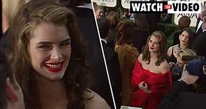 Brooke Shields stuns at the 1998 Golden Globes