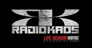 Radio Kaos - Botas Negras Live Session una version en vivo ensayndo en el estudio de grabacion