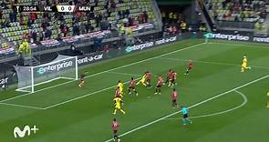Gol de Gerard Moreno (1-0) en el Villarreal (11) 1-1 (10) Manchester United