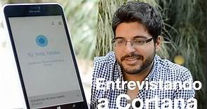 Primera entrevista oficial a Cortana en español
