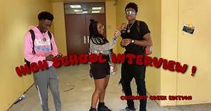 school interview !! || ft. coconut creek high school ✏️📚