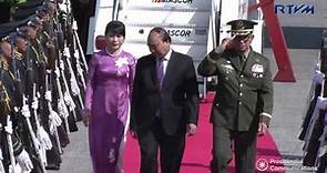 Arrival of Socialist Republic of Vietnam Prime Minister Nguyen Xuan Phuc 4/28/2017