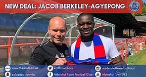 Welcome (Back) to Aldershot Town: Jacob Berkeley-Agyepong!