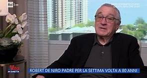 Robert De Niro padre per la settima volta a 80 anni - La Vita in diretta - 10/05/2023