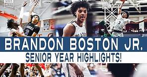 Brandon Boston Jr. senior season HIGHLIGHTS!